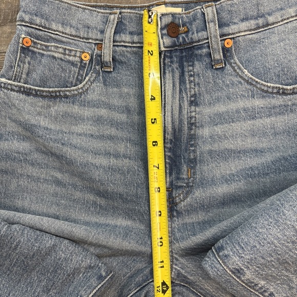 Madewell The Perfect Vintage Straight Jean Women's 6 Vintage Indigo Distressed - Picture 11 of 16